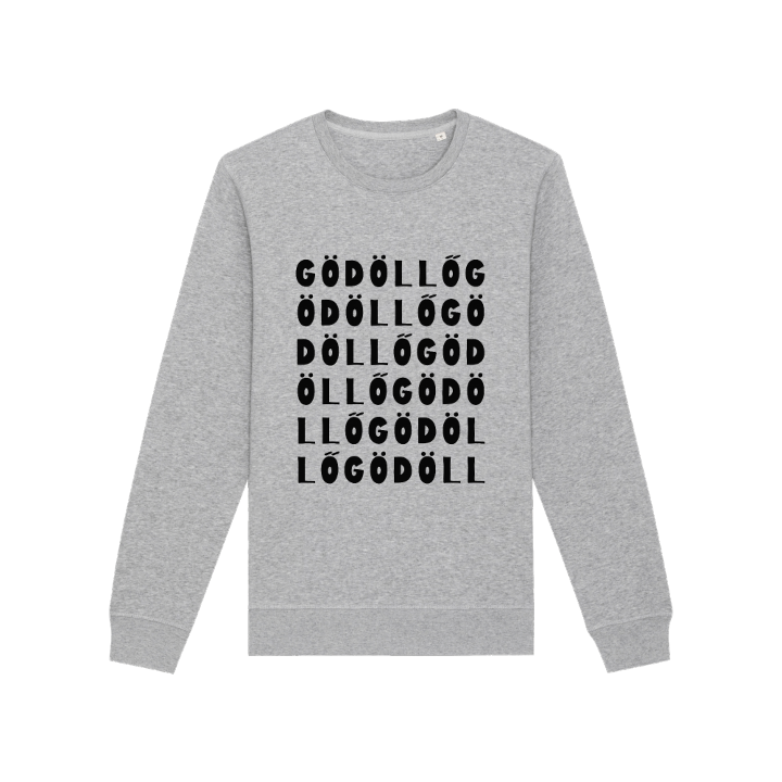 Gödöllő sanaleikki -collegepaita – collegepaita, PinShirt