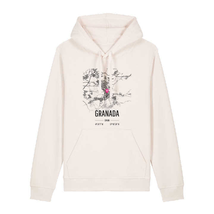 Granada kartta -huppari – huppari, PinShirt