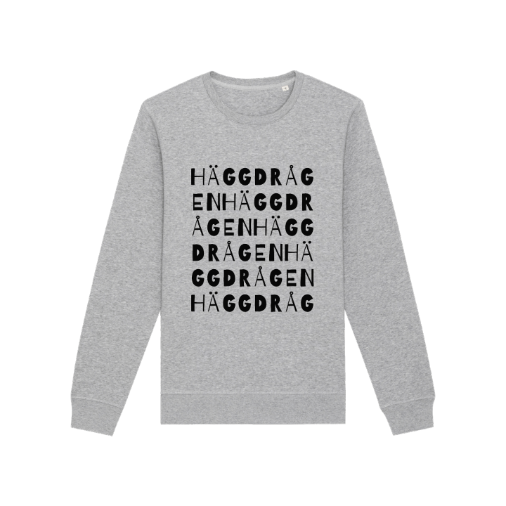 Häggdrågen sanaleikki -collegepaita – collegepaita, PinShirt