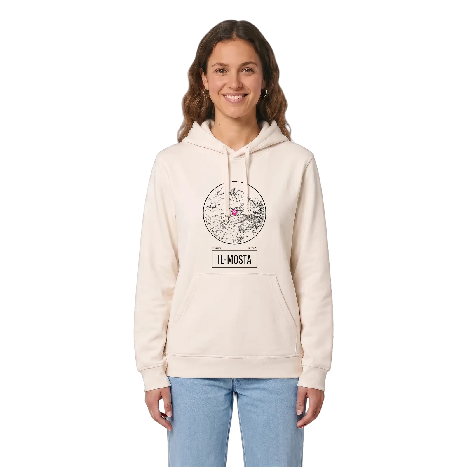 Il-Mosta -huppari – Vintage White, käytössä