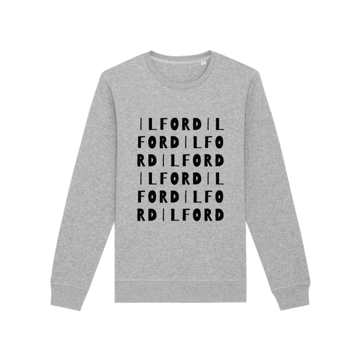 Ilford sanaleikki -collegepaita – collegepaita, PinShirt