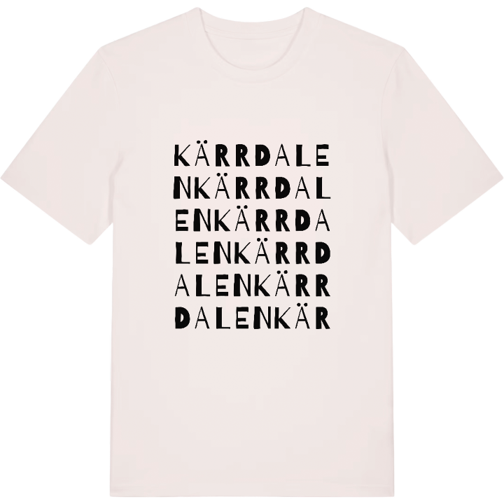 Kärrdalen sanaleikki -t-paita – t-paita, PinShirt