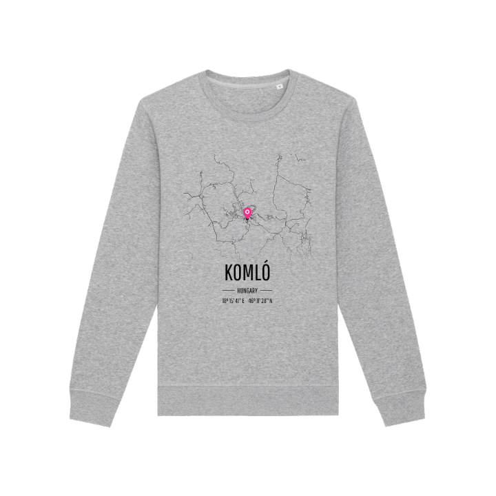 Komló kartta -collegepaita – collegepaita, PinShirt