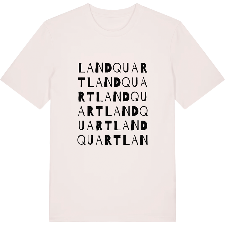 Landquart sanaleikki -t-paita – t-paita, PinShirt