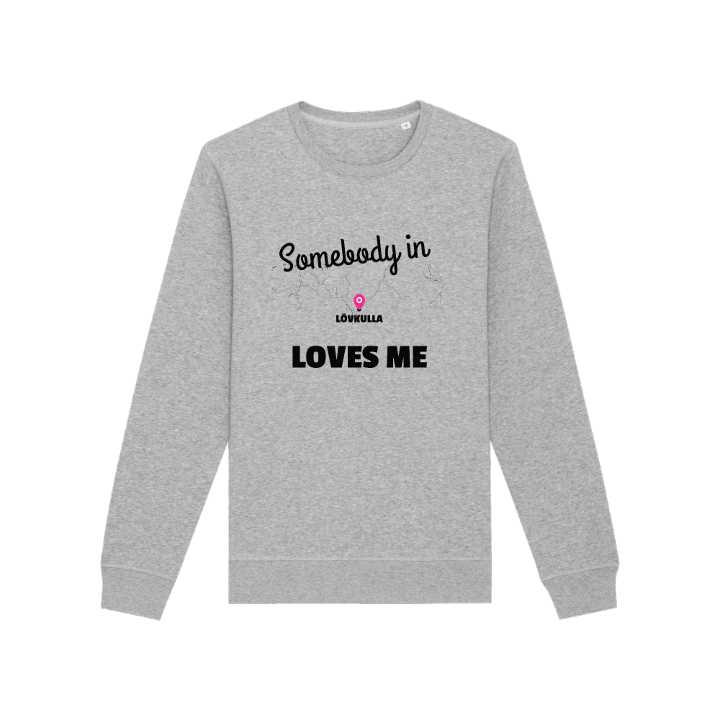 Someone in Lövkulla loves me -collegepaita – collegepaita, PinShirt
