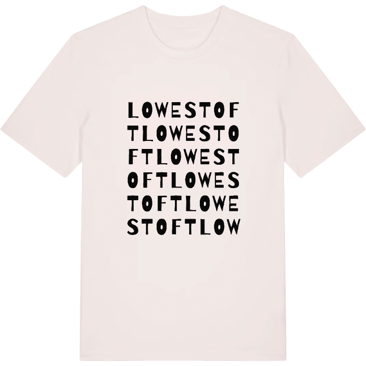 Lowestoft sanaleikki -t-paita – t-paita, PinShirt