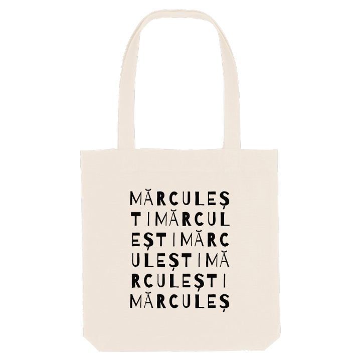Mărculești sanaleikki -kangaskassi – kangaskassi, PinShirt