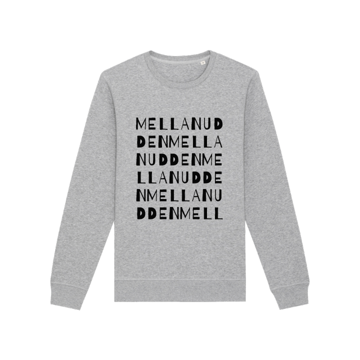 Mellanudden sanaleikki -collegepaita – collegepaita, PinShirt