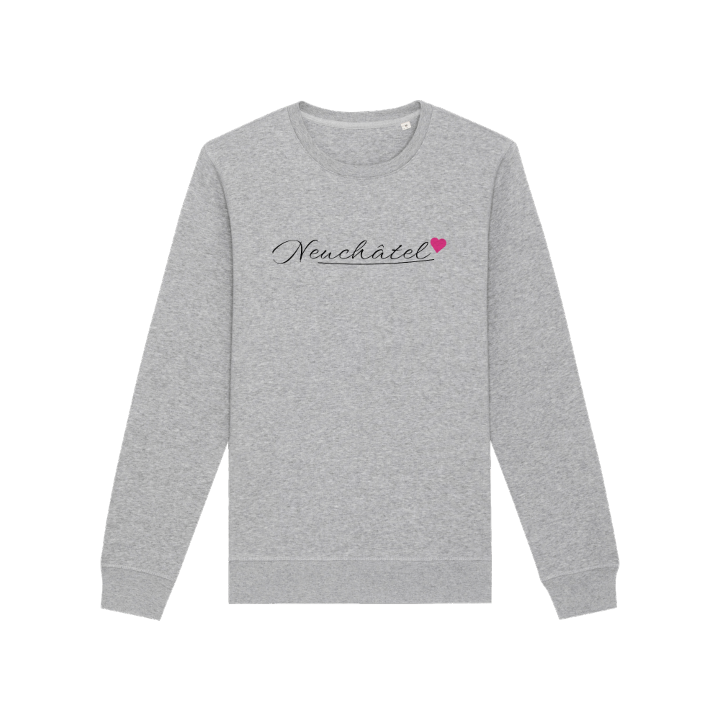 Neuchâtel sydän -collegepaita – collegepaita, PinShirt