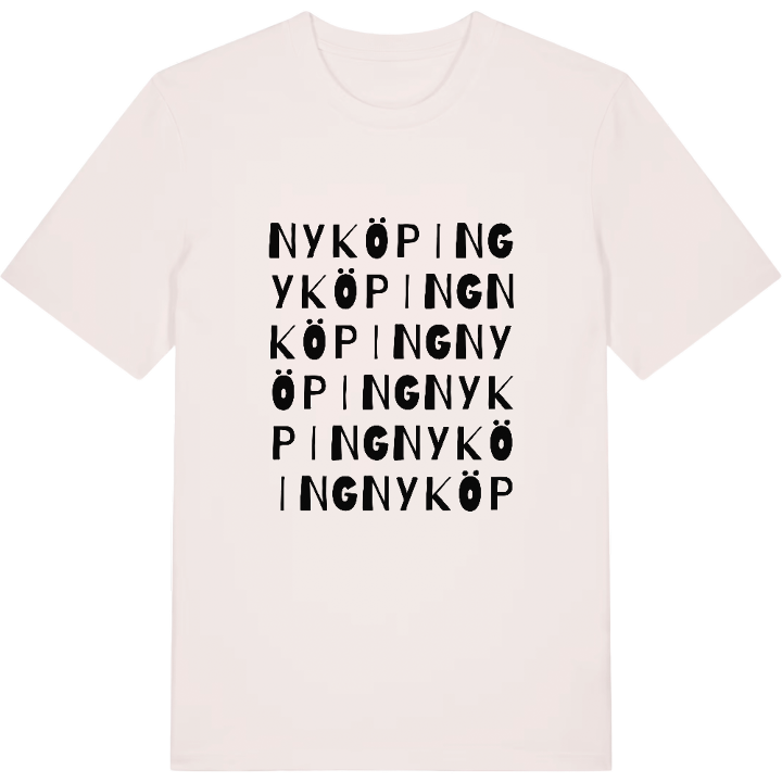 Nyköping sanaleikki -t-paita – t-paita, PinShirt