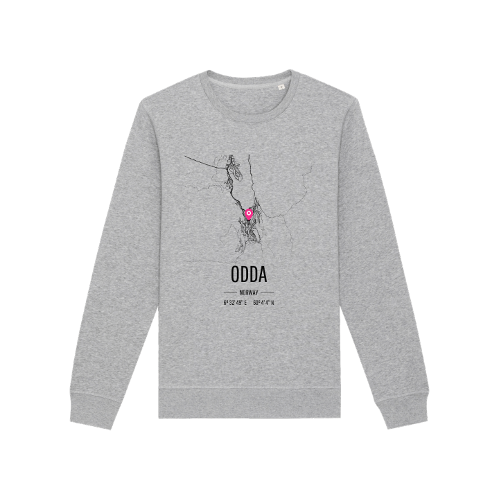 Odda kartta -collegepaita – collegepaita, PinShirt