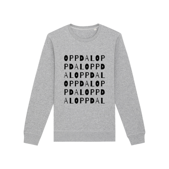 Oppdal sanaleikki -collegepaita – collegepaita, PinShirt