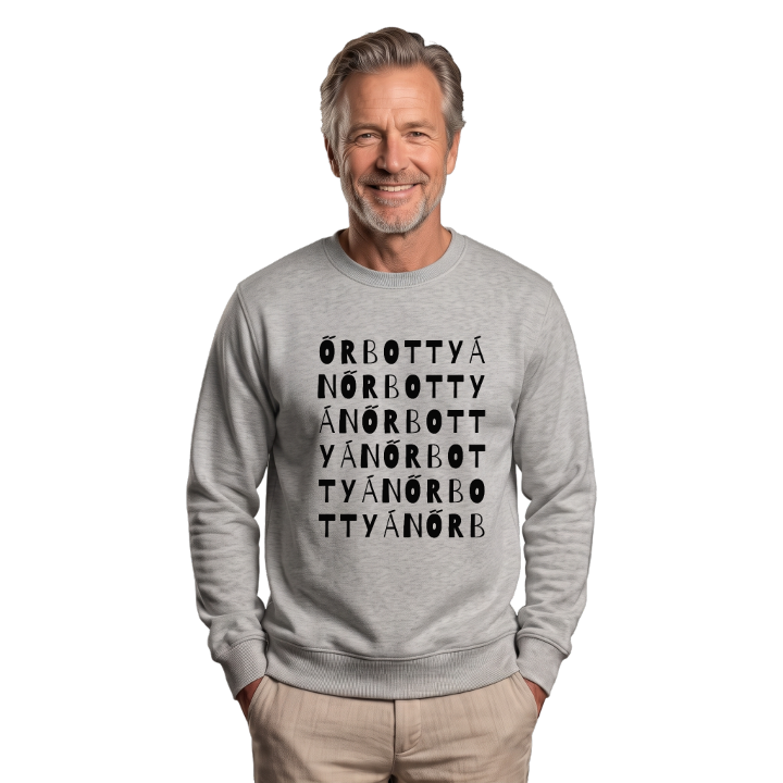 Őrbottyán sanaleikki -collegepaita – collegepaita, PinShirt