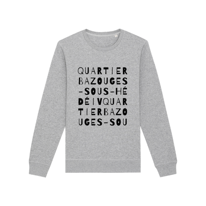 Quartier Bazouges-sous-Hédé IV sanaleikki -collegepaita – collegepaita, PinShirt