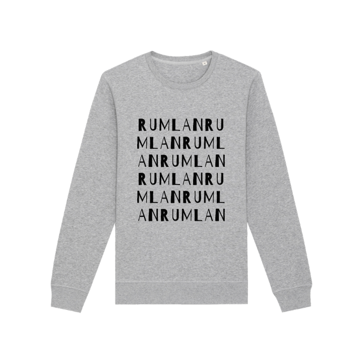Rumlan sanaleikki -collegepaita – collegepaita, PinShirt