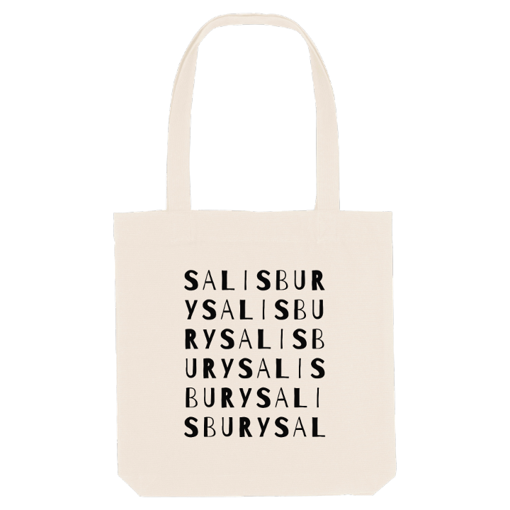 Salisbury sanaleikki -kangaskassi – kangaskassi, PinShirt