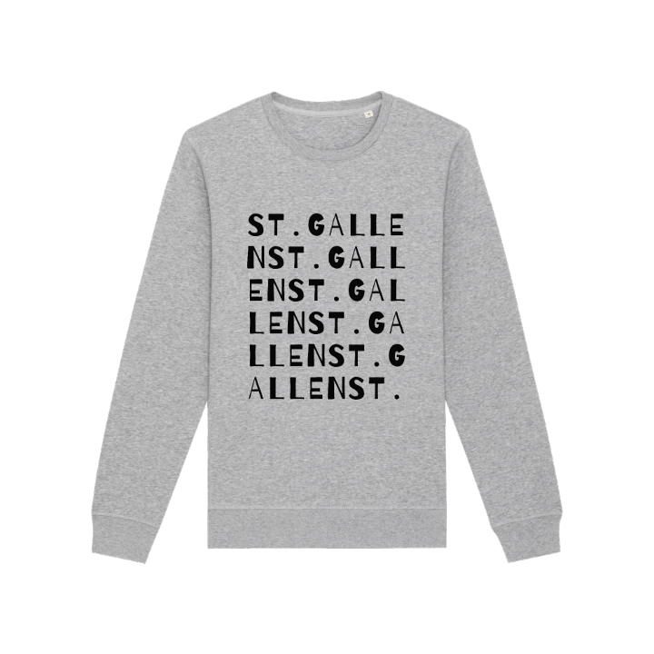 St. Gallen sanaleikki -collegepaita – collegepaita, PinShirt