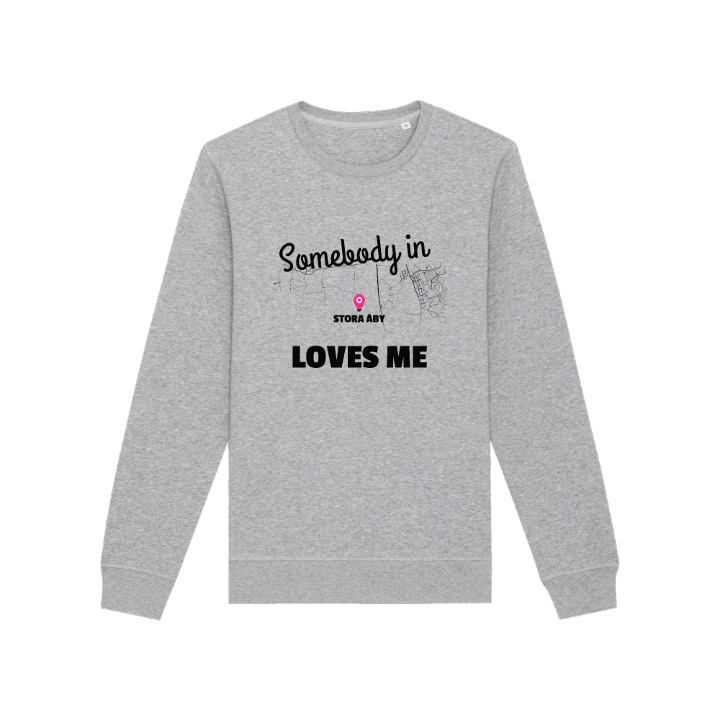 Someone in Stora Åby loves me -collegepaita – collegepaita, PinShirt