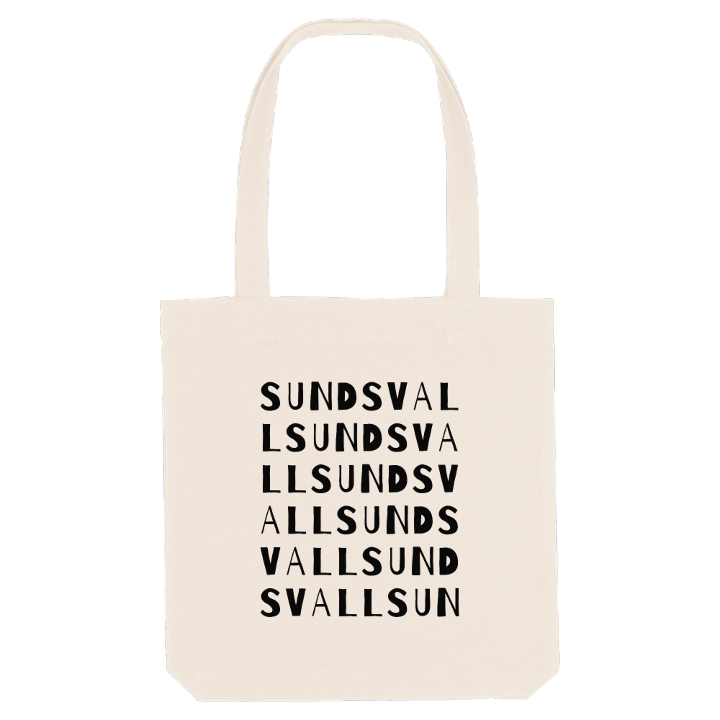 Sundsvall sanaleikki -kangaskassi – kangaskassi, PinShirt