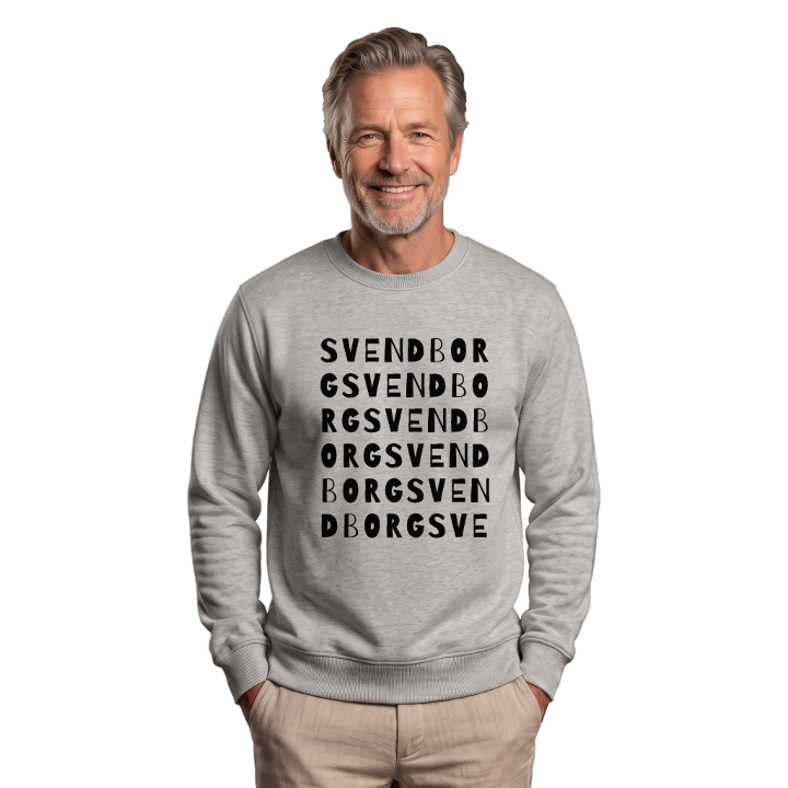 Svendborg sanaleikki -collegepaita – collegepaita, PinShirt