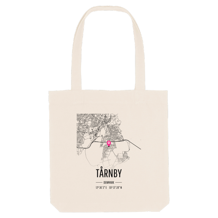 Tårnby kartta -kangaskassi – kangaskassi, PinShirt