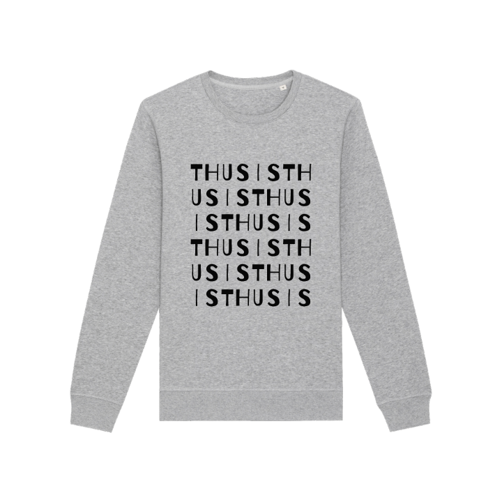 Thusis sanaleikki -collegepaita – collegepaita, PinShirt