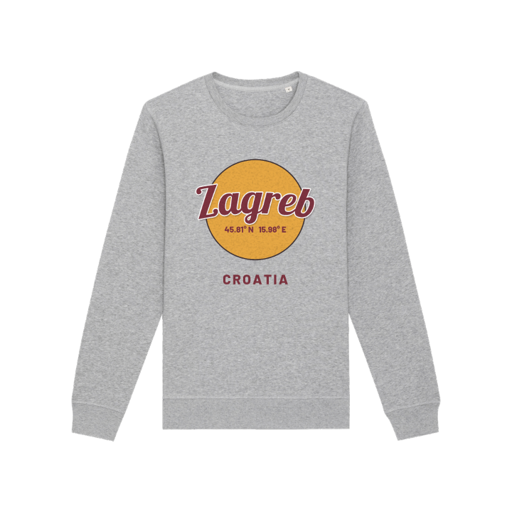Zagreb ympyrä -collegepaita – collegepaita, PinShirt