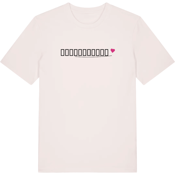 გვიმბალაური hjärta t-shirt – t-shirt från PinShirt
