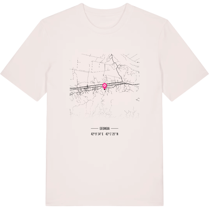 ჭყონაგორა karta t-shirt – t-shirt från PinShirt