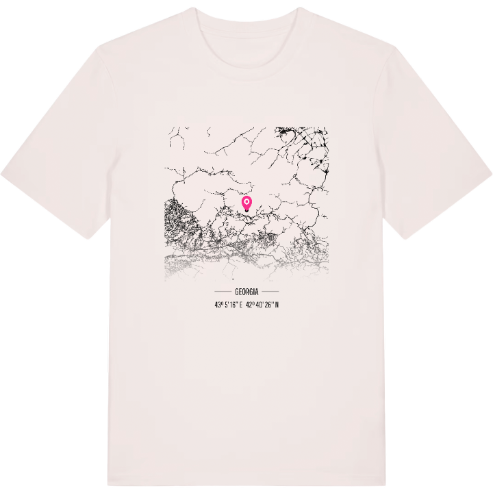 რაჭა-ლეჩხუმი და ქვემო სვანეთი karta t-shirt – t-shirt från PinShirt