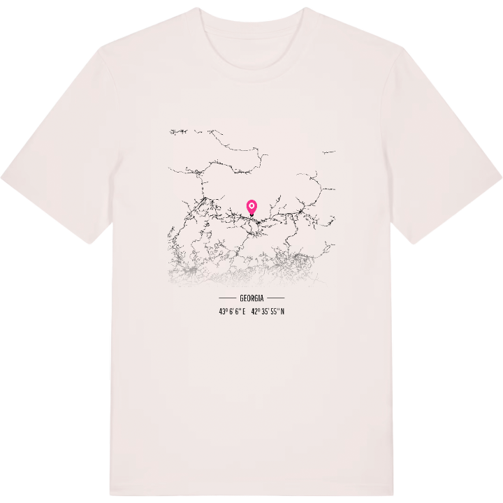 ამბროლაურის მუნიციპალიტეტი karta t-shirt – t-shirt från PinShirt