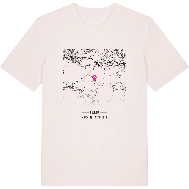 ბორჯომის მუნიციპალიტეტი karta t-shirt – t-shirt från PinShirt