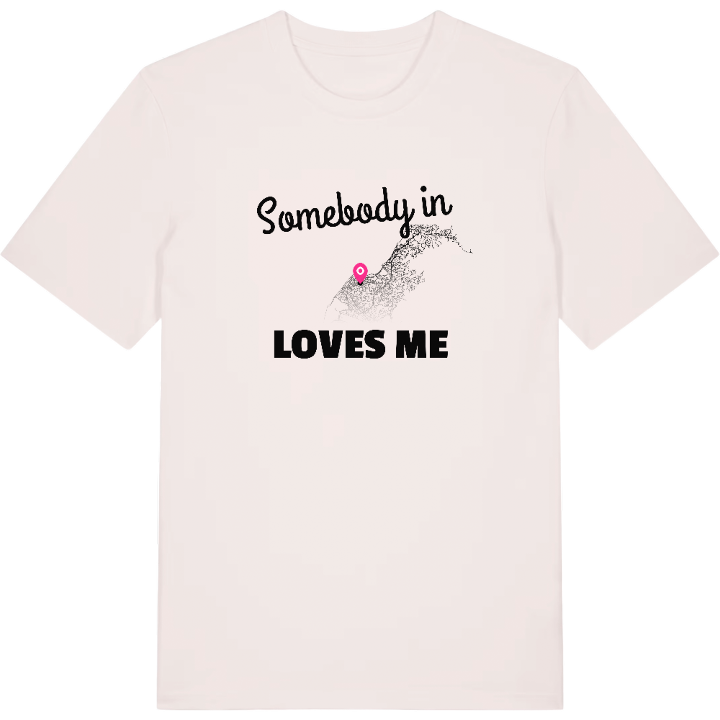 Någon i ბათუმი älskar mig t-shirt – t-shirt från PinShirt