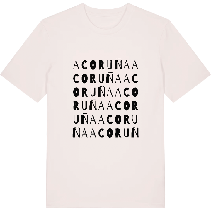 A Coruña ordlek t-shirt – t-shirt från PinShirt