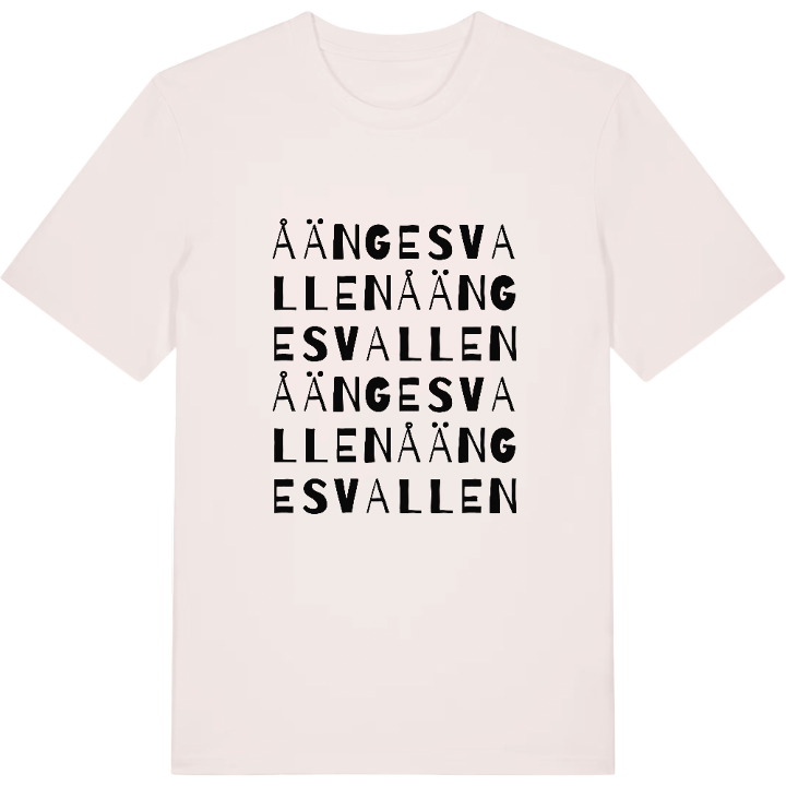 Åängesvallen ordlek t-shirt – t-shirt från PinShirt
