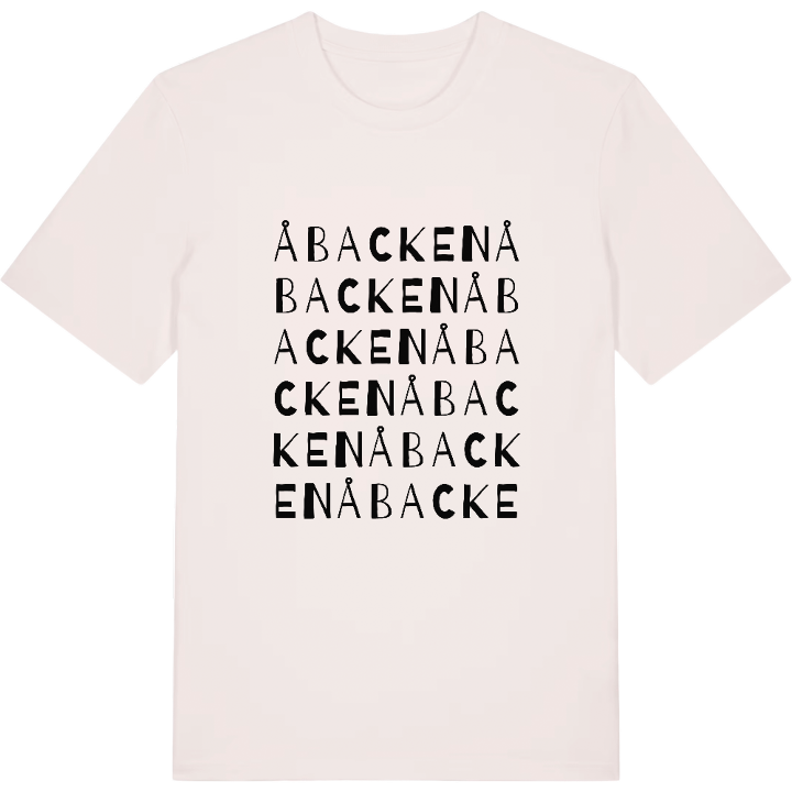 Åbacken ordlek t-shirt – t-shirt från PinShirt
