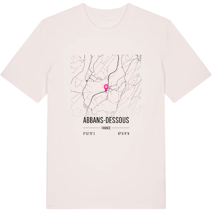 Abbans-Dessous karta t-shirt – t-shirt från PinShirt