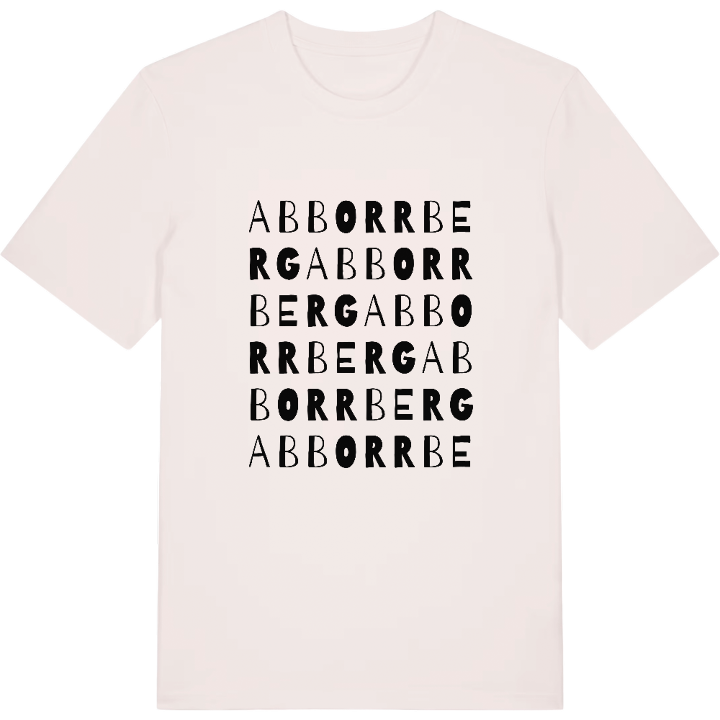 Abborrberg ordlek t-shirt – t-shirt från PinShirt