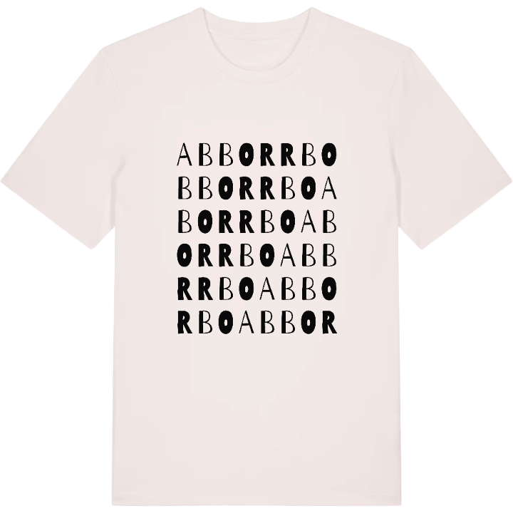 Abborrbo ordlek t-shirt – t-shirt från PinShirt