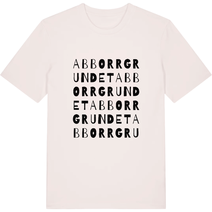 Abborrgrundet ordlek t-shirt – t-shirt från PinShirt