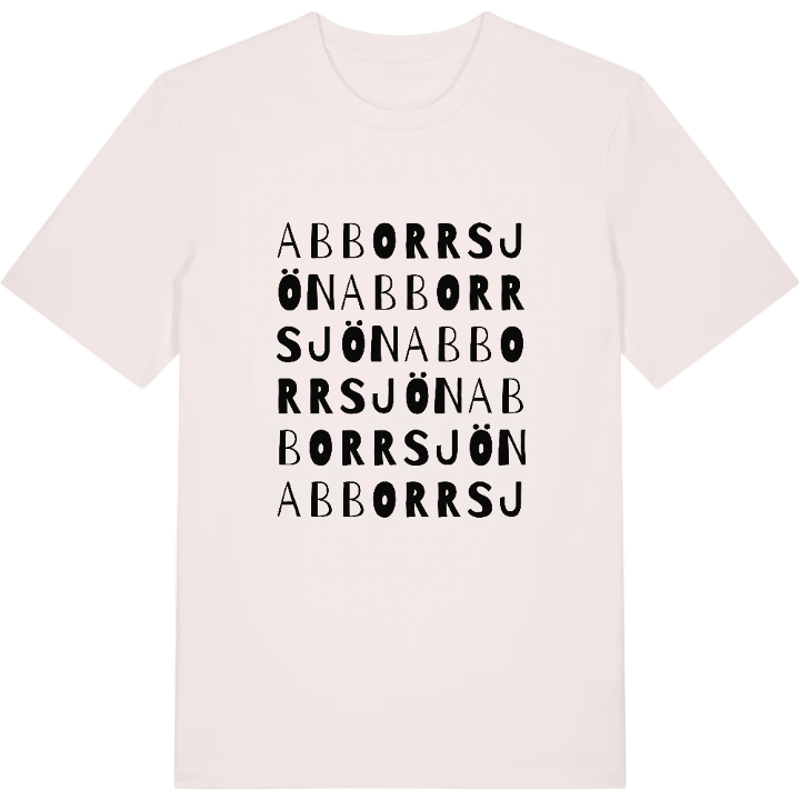 Abborrsjön ordlek t-shirt – t-shirt från PinShirt