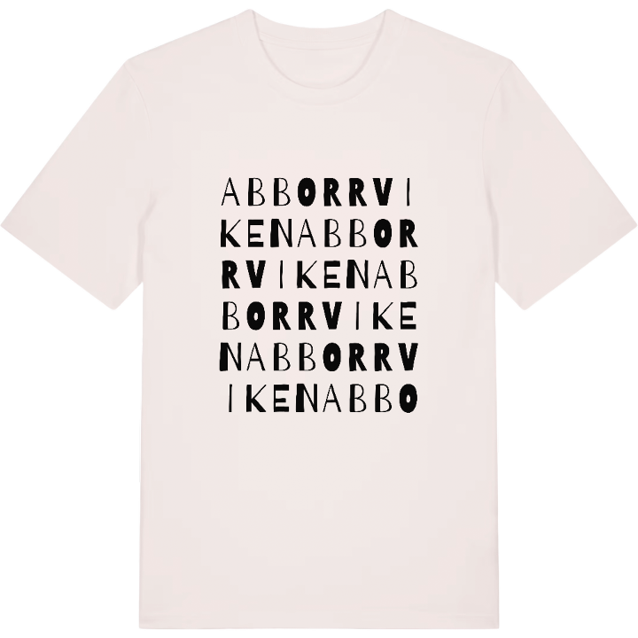 Abborrviken ordlek t-shirt – t-shirt från PinShirt
