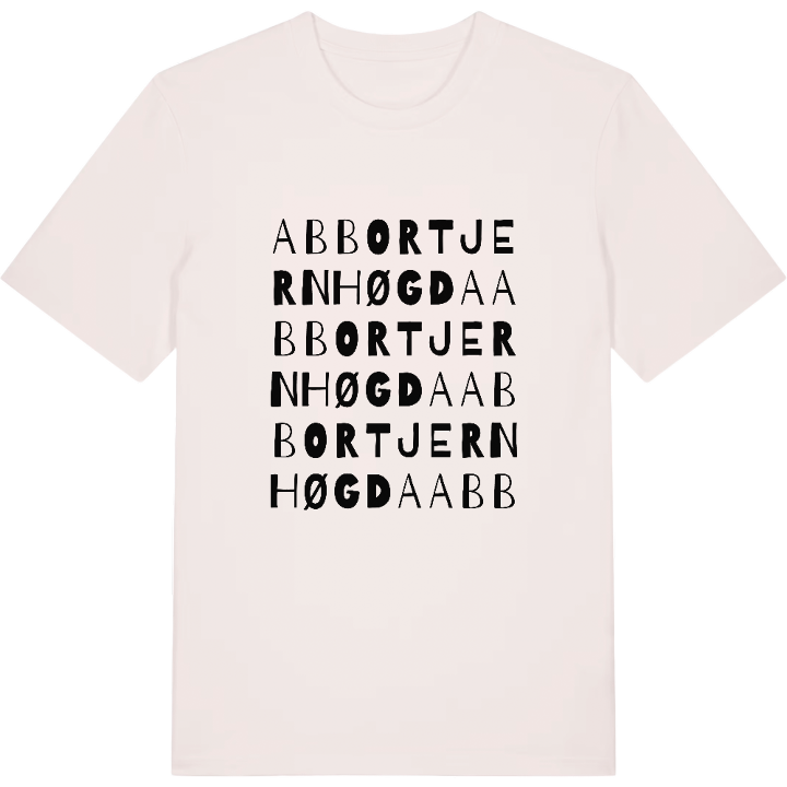 Abbortjernhøgda ordlek t-shirt – t-shirt från PinShirt