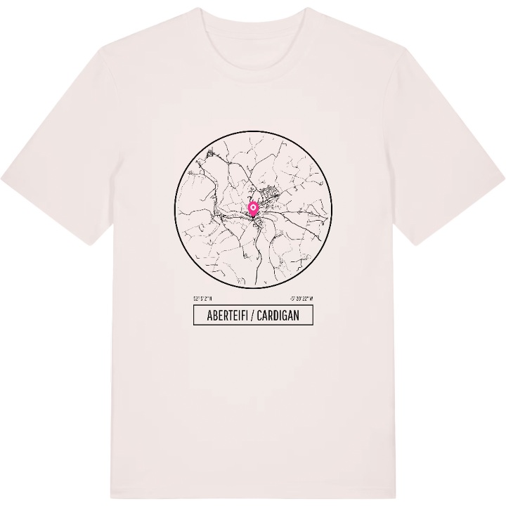Aberteifi / Cardigan t-shirt – t-shirt från PinShirt
