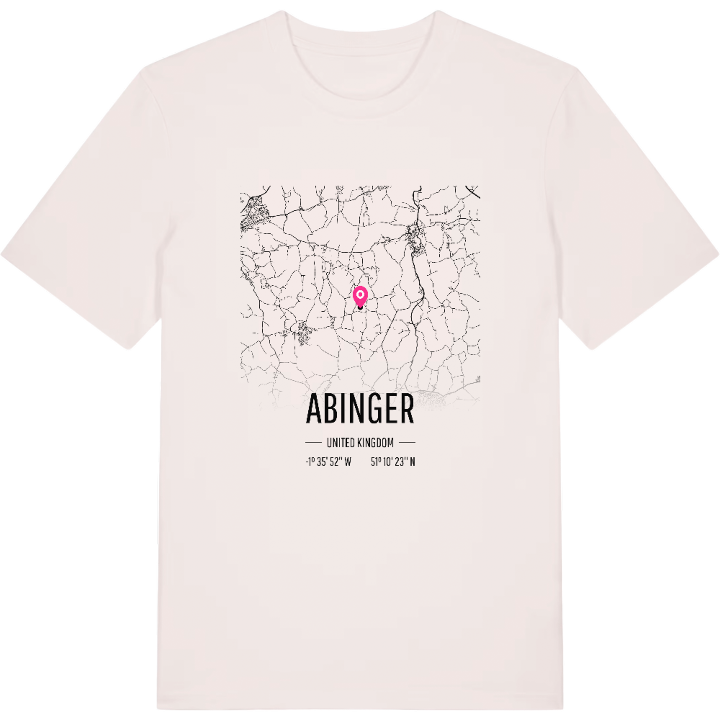 Abinger karta t-shirt – t-shirt från PinShirt