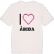 Jag älskar Åboda t-shirt stort tryck