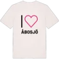 Jag älskar Åbosjö t-shirt stort tryck