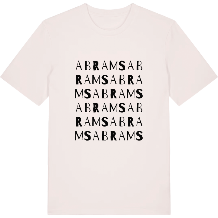 Abrams ordlek t-shirt – t-shirt från PinShirt