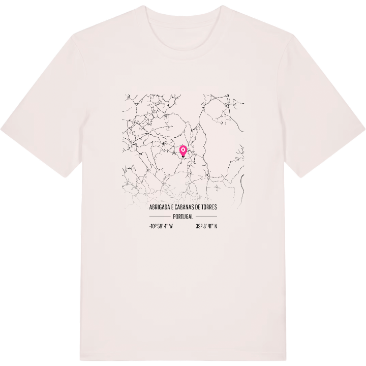 Abrigada e Cabanas de Torres karta t-shirt – t-shirt från PinShirt