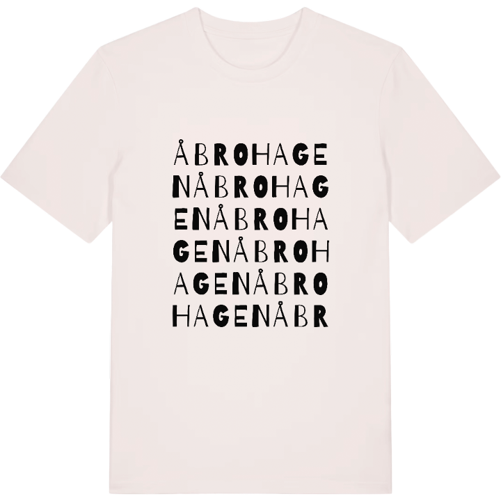 Åbrohagen ordlek t-shirt – t-shirt från PinShirt